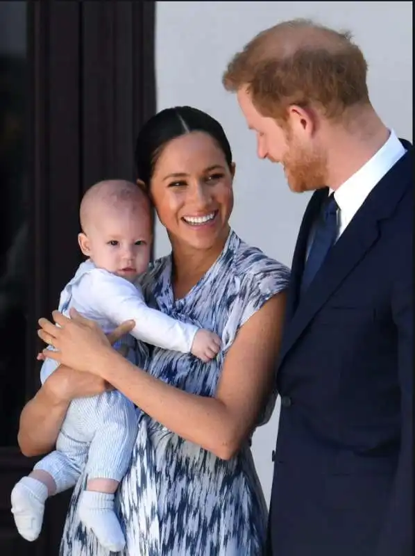 meghan markle, il principe harry e  archie