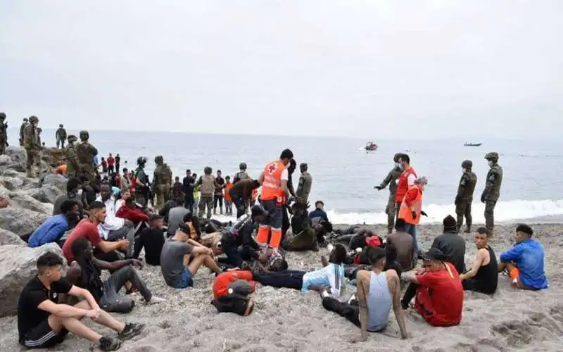 Migranti a Ceuta 8