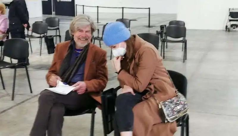 reinhold messner con diane schumacher 