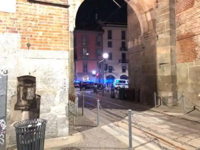 SPARATORIA COLONNE DI SAN LORENZO MILANO