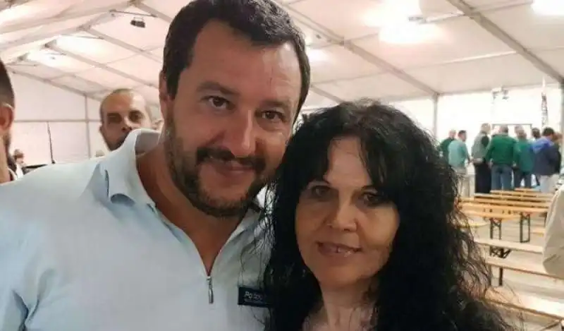 tiziana piccolo con matteo salvini