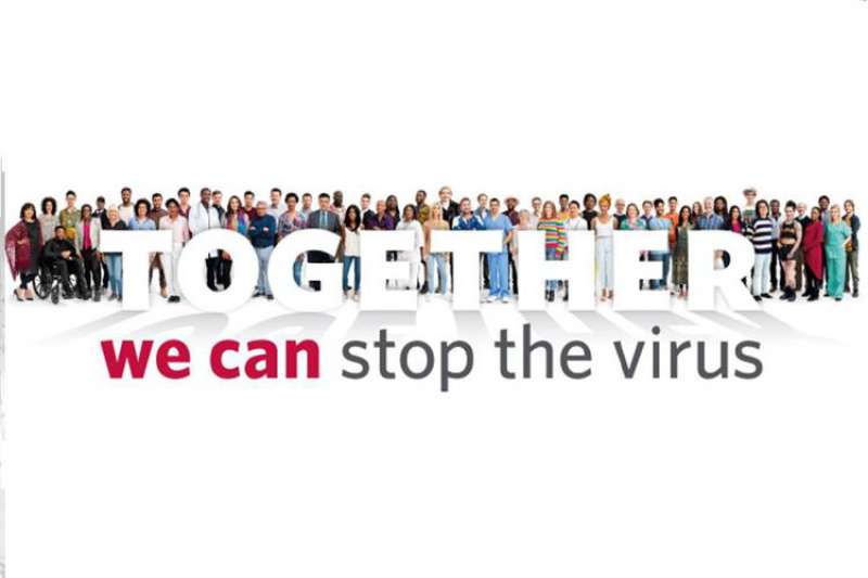 togheter we can stop the virus