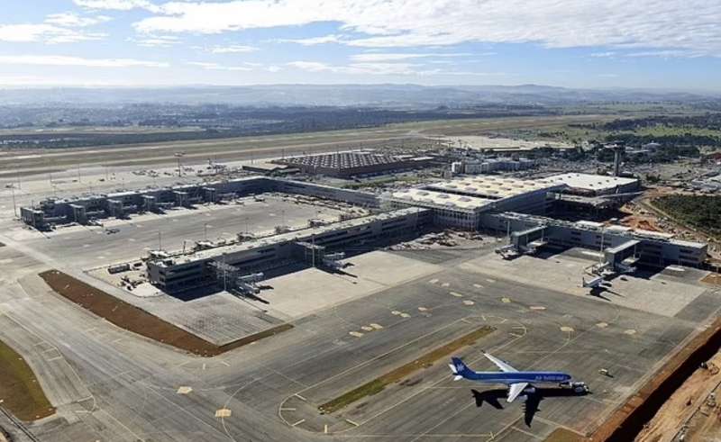 aeroporto viracopos a campinas, in brasile