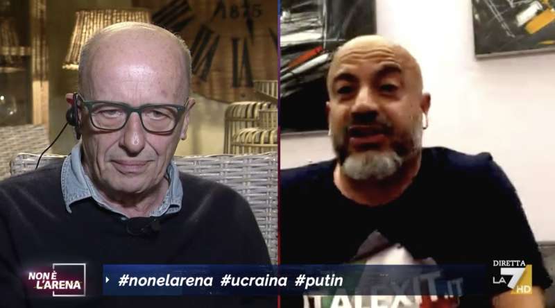 alessandro sallusti vs gianluigi paragone non e larena 2