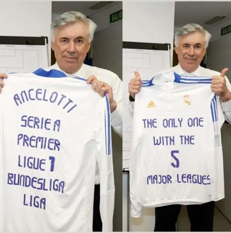 carlo ancelotti real madrid vince la liga 2022 5