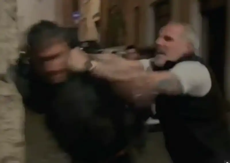 CENA ROMA PIERLUIGI aggressione