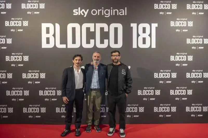 ciro visco, giuseppe capotondi e matteo bonifazio 