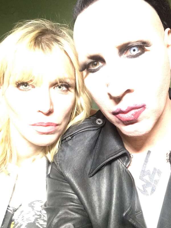 courtney love marilyn manson