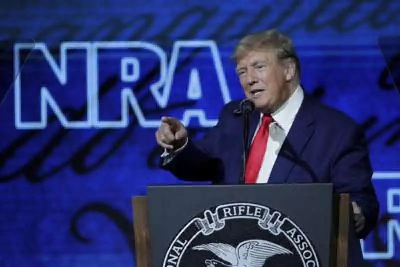 donald trump alla convention della nra1