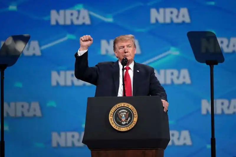 donald trump alla convention della nra2