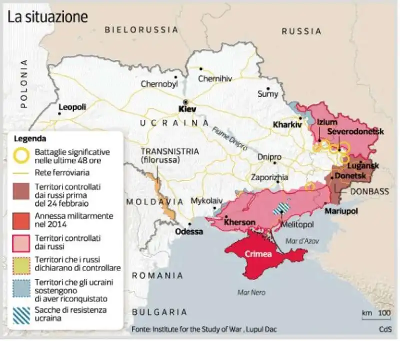 DONBASS - LA SITUAZIONE SUL CAMPO - 23 MAGGIO 2022