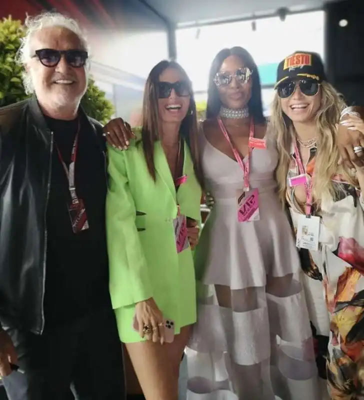 flavio briatore elisabetta gregoraci naomi campbell heidi klum