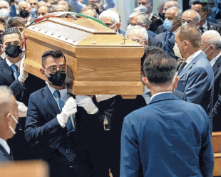 funerale di ciriaco de mita il feretro