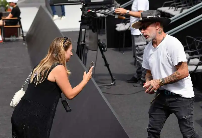 gianluca vacchi al foro italico  foto mezzelani gmt sport100