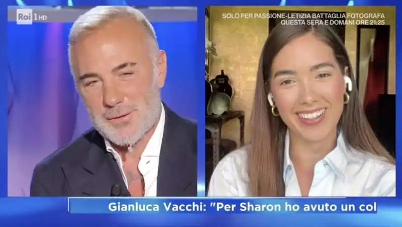 gianluca vacchi sharon fonseca   domenica in  