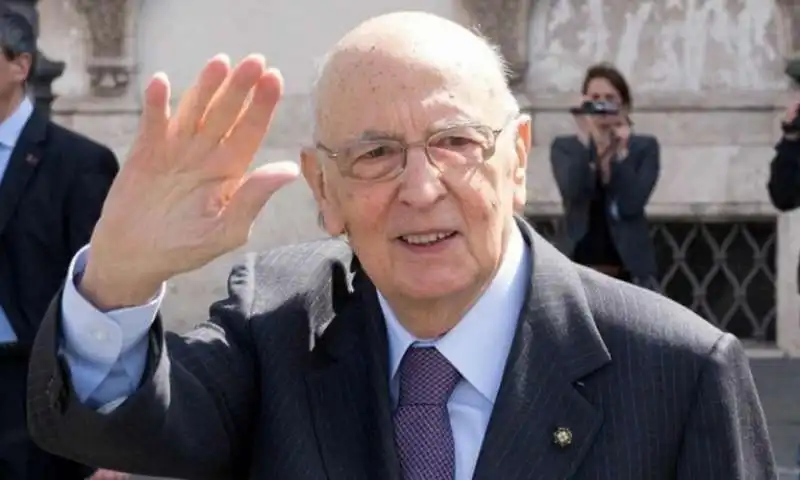  giorgio napolitano.  