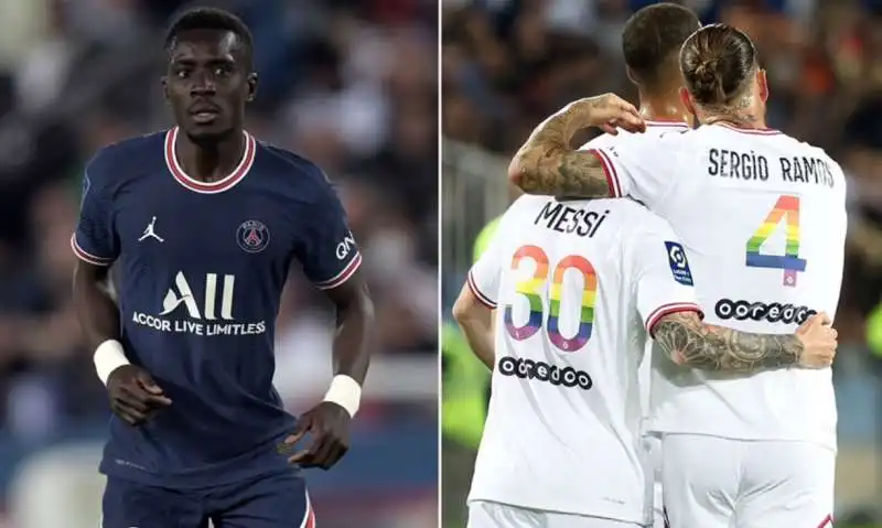 idrissa gana gueye e la maglia arcobaleno del psg1