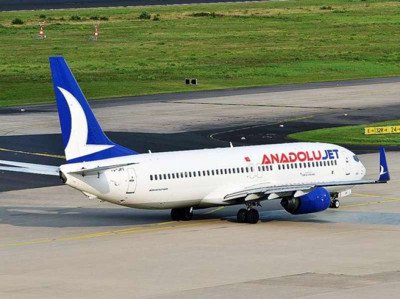 Il Boeing 737 di AnadoluJet