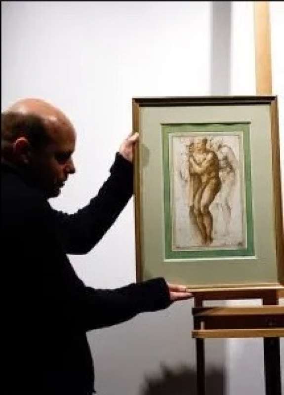 IL DISEGNO DI MICHELANGELO VENDUTO ALL ASTA