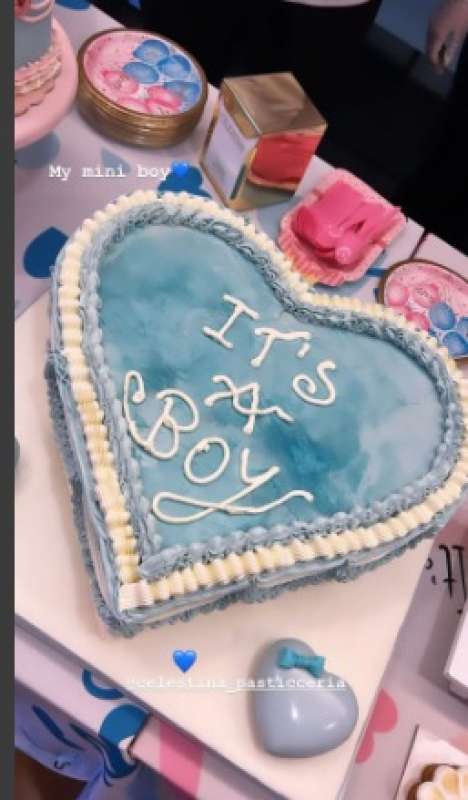 il gender reveal di chiara nasti e mattia zaccagni 9