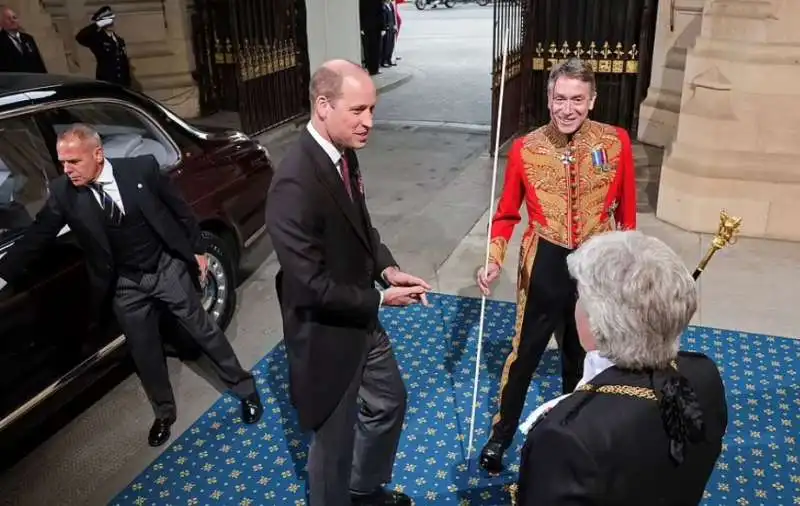 il principe william al queen's speech