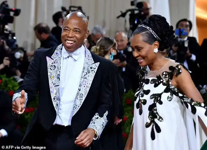 Il sindaco Eric Adams ai Met Gala