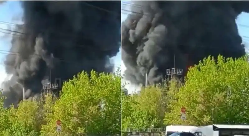 incendio al centro aerospaziale zhukovsky di mosca 