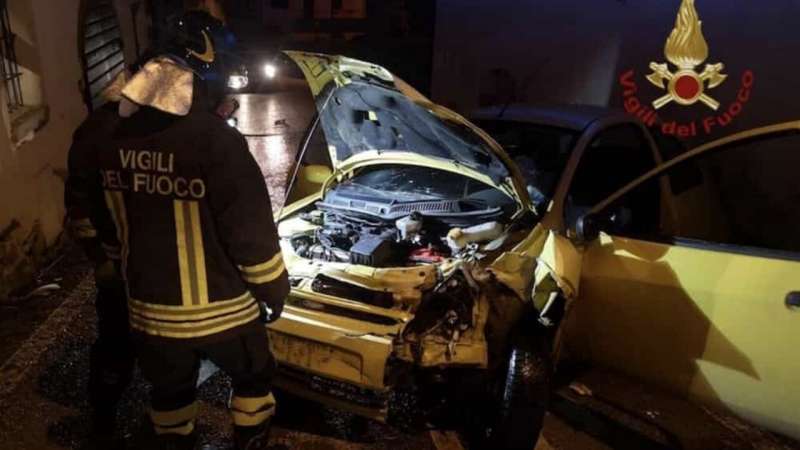 incidente stradale causato da cinghiale