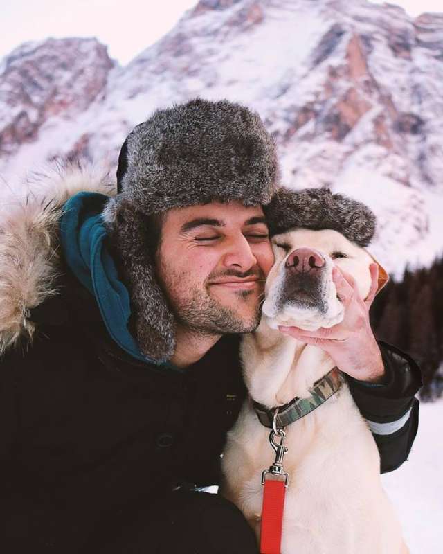 JACOPO SILVESTRI E IL CANE MARLEY