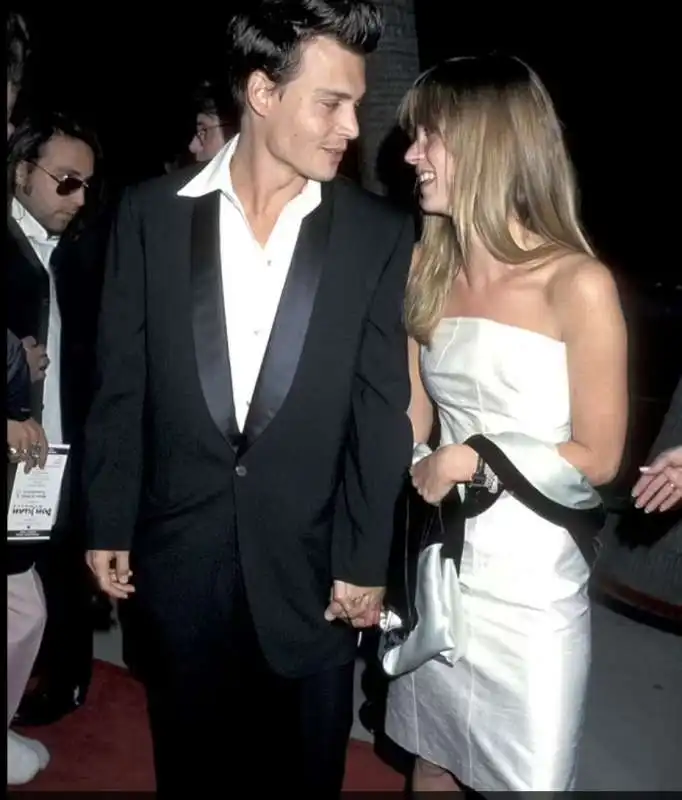 johnny depp kate moss anni 90