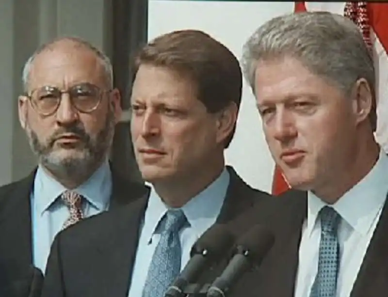 JOSEPH STIGLITZ AL GORE BILL CLINTON 