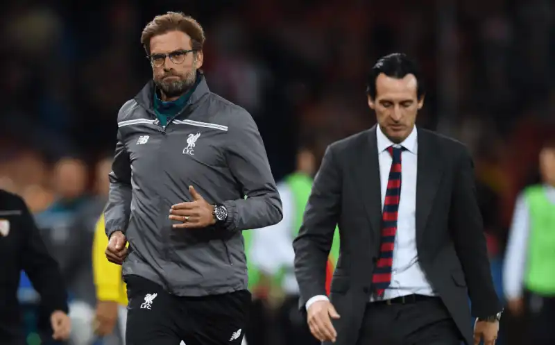 jurgen klopp unai emery 