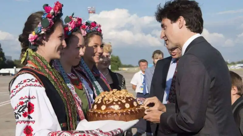 Justin Trudeau a Kiev