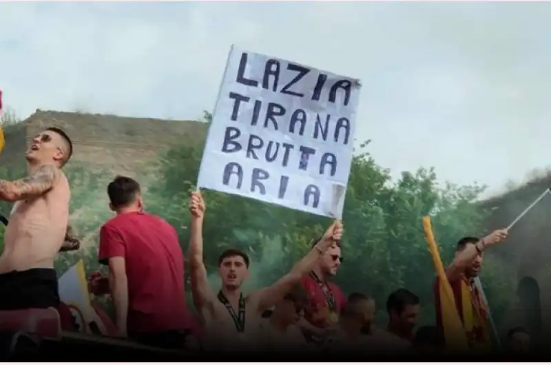 KUMBULLA STRISCIONE FESTA ROMA CIRCO MASSIMO