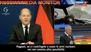 l attacco della tv russa contro scholz 1