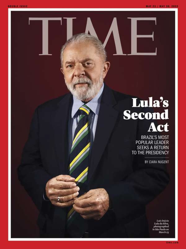 La copertina del Time con Lula