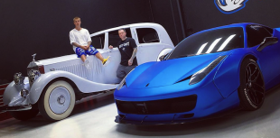 la ferrari 458 di justin bieber