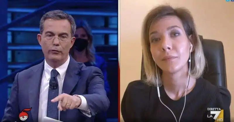 la giornalista russa ospite a dimartedi 1