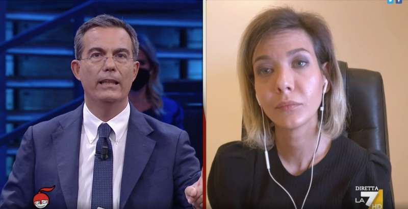 la giornalista russa ospite a dimartedi 2