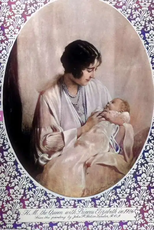 la regina madre e la regina elisabetta nel 1926