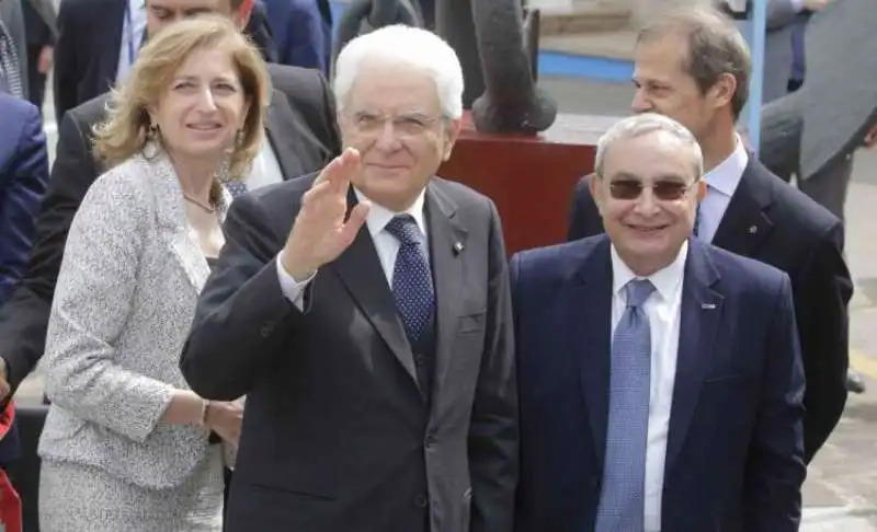 LAURA E SERGIO MATTARELLA CON GIUSEPPE BONO 