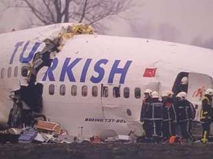 LE FOTO RICEVUTE DAI PASSEGGERI DEL VOLO TK7709 DA TEL AVIV