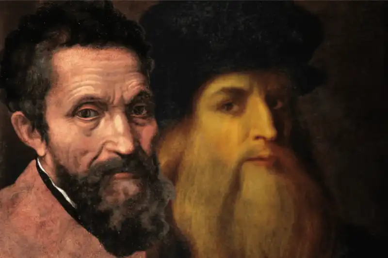 leonardo da vinci michelangelo buonarroti 4