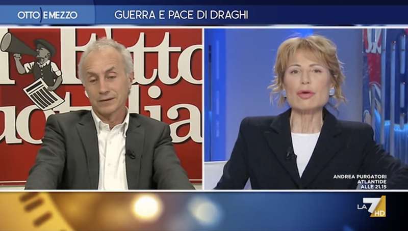 MARCO TRAVAGLIO LILLI GRUBER 1