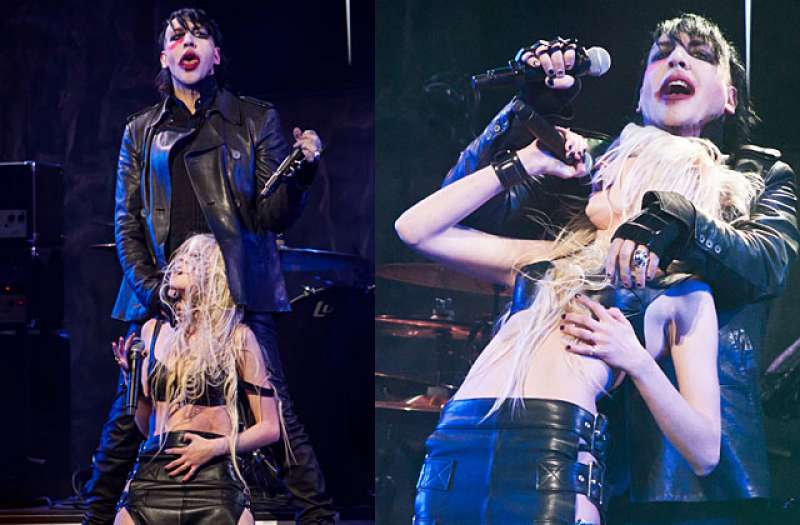 marilyn manson in concerto