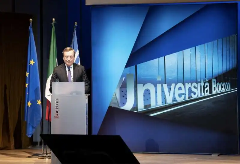 mario draghi alla bocconi all evento in memoria di alesina   2