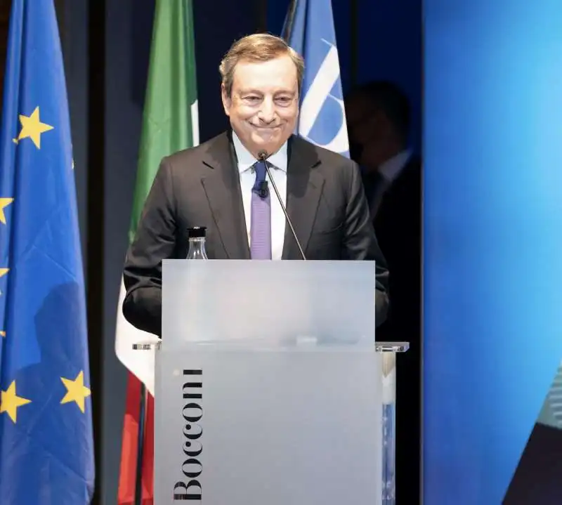 mario draghi alla bocconi all evento in memoria di alesina   4