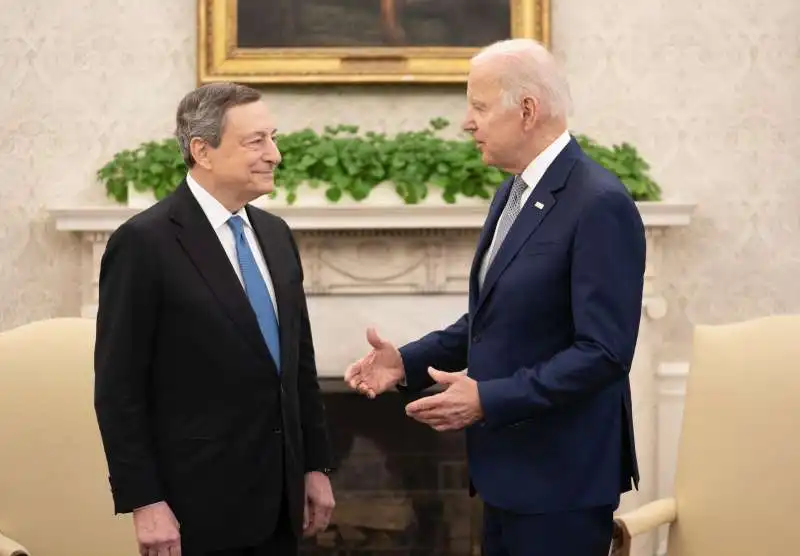 MARIO DRAGHI JOE BIDEN 