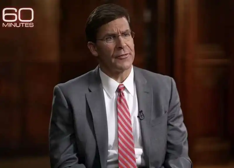 mark esper a 60 minutes 