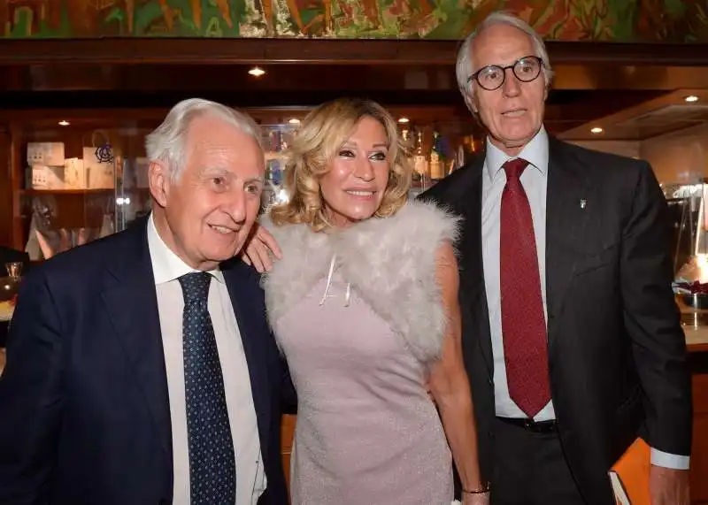 massimo fabbricini  melania rizzoli  giovanni malago  foto di bacco